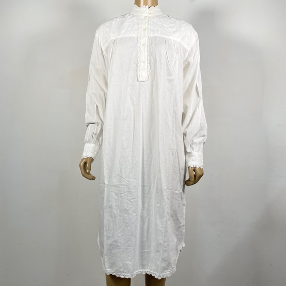 Hand Embroidered Papy Boez Women’s NWT Size M/L 100% Cotton Dress Vintage - Picture 1 of 12